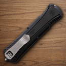 Smith & Wesson Out the Front Folding Knife 3.5" AUS-8 Steel Blade Black Aluminum Handle