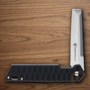 Smith & Wesson 24/7 Cleaver Folding Knife 3.25" Stainless Steel Blade Black G10 Handle