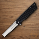 Smith & Wesson 24/7 Cleaver Folding Knife 3.25" Stainless Steel Blade Black G10 Handle
