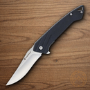 Smith & Wesson Black Ops Recurve Folding Knife 3.5" Carbon Steel Blade Black Polymer Handle