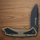 Smith & Wesson Extreme Ops Folding Knife 3.5" Carbon Steel Blade Black/Brown Polymer Handle