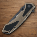 Smith & Wesson Extreme Ops Folding Knife 3.5" Carbon Steel Blade Black/Brown Polymer Handle