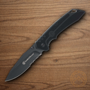 Smith & Wesson Special Ops Folding Knife 3.5" Carbon Steel Blade Black Polymer Handle