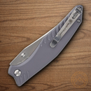 Smith & Wesson Black Ops Folding Knife 3.5" Carbon Steel Blade Gray Aluminum Handle