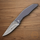 Smith & Wesson Black Ops Folding Knife 3.5" Carbon Steel Blade Gray Aluminum Handle