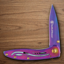 Smith & Wesson Folding Knife 2.25" Carbon Steel Blade Spectrum Stainless Handle