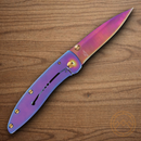 Smith & Wesson Folding Knife 2.25" Carbon Steel Blade Spectrum Stainless Handle
