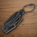 Smith & Wesson Keychain Folding Knife 2.25" Stainless Steel Blade Black Stainless Handle