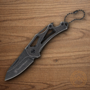 Smith & Wesson Keychain Folding Knife 2.25" Stainless Steel Blade Black Stainless Handle