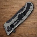 Smith & Wesson Extreme Ops Folding Knife 3.13" 7Cr17MoV  Steel Blade Gray Aluminum Handle