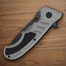 Smith & Wesson Extreme Ops Folding Knife 3.13" 7Cr17MoV  Steel Blade Gray Aluminum Handle