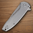 Smith & Wesson Executive Platinum Folding Knife 3" Stainless Steel Blade Brushed Stainless Handle