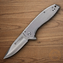 Smith & Wesson Executive Platinum Folding Knife 3" Stainless Steel Blade Brushed Stainless Handle