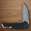 Smith & Wesson Oasis Carabiner Folding Knife 3" Stainless Steel Blade Black Aluminum Handle