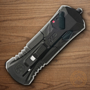 Smith & Wesson MP Compact Folding Knife 2" AUS-8 Steel Blade Dark Gray Aluminum Handle