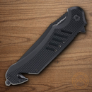Smith & Wesson Extreme Ops Folding Knife 3.5" Stainless Steel Blade Black Aluminum Handle