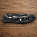 Smith & Wesson Oasis Folding Knife Stainless Steel Blade Black Titanium/Stainless Handle