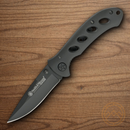 Smith & Wesson Oasis Folding Knife Stainless Steel Blade Black Titanium/Stainless Handle