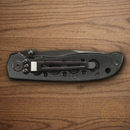 Smith & Wesson ExtremeOps Folding Knife Titanium/440C Steel Blade Black Aluminum Handle
