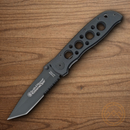 Smith & Wesson ExtremeOps Folding Knife Titanium/440C Steel Blade Black Aluminum Handle