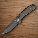 Smith & Wesson Framelock Folding Knife 3.75" Stainless Steel Blade Black/Tan G10/Stainless Handle