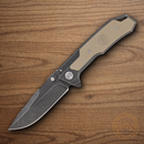 Smith & Wesson Folding Knife 3.55" 8Cr13MoV Steel Blade Brown G10 Handle