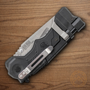 Smith & Wesson Rescue Folding Knife 3" Stainless Steel Blade Black/Green Synthetic Handle