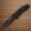 Smith & Wesson ExtremeOps Folding Knife 3" Stainless Steel Blade Black Aluminum Handle