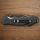 Smith & Wesson Border Guard II Folding Knife 4 1/4" 7Cr17 High Carbon Steel Blade Black G10 Handle