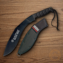 Smith & Wesson Bush Hog Kukri Fixed Knife 11 1/2" Stainless Steel Blade Black Kraton Handle