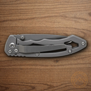 Smith & Wesson Framelock Folding Knife 2 1/8" Stainless Steel Blade Titanium/Aluminum Handle