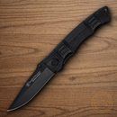Smith & Wesson Extreme Ops Large Folding Knife 3.25" Stainless Steel Blade Black Aluminum Handle