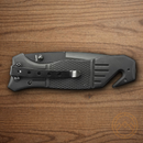 Smith & Wesson ExtremeOps Folding Knife Stainless Steel Blade Black Rubber Handle