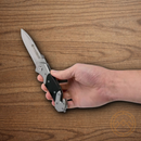 Smith & Wesson First Response Folding Knife Stainless Steel Blade Black Stainless Handle