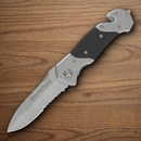 Smith & Wesson First Response Folding Knife Stainless Steel Blade Black Stainless Handle