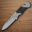 Smith & Wesson First Response Folding Knife Stainless Steel Blade Black Stainless Handle