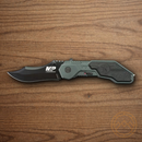Smith & Wesson Folding Knife 2.75" 4034 Steel Blade Black/Gray Aluminum Handle