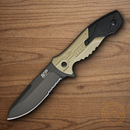 Smith & Wesson M&P Fixed Knife 4" Stainless Steel Blade Black/Brown Aluminum Handle