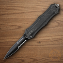 Smith & Wesson OTF Folding Knife 3.63" AUS-8A Steel Blade Black Aluminum Handle