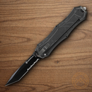 Smith & Wesson OTF Folding Knife 3.63" AUS-8 Steel Blade Black Aluminum Handle