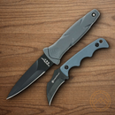 Smith & Wesson Neck-Boot Combo Knives Stainless Steel Blade Gray Polymer Handle