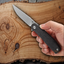 Tenable Knives Einar Folding Knife 3.13" Nitro V Steel Blade Micarta Handle