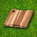 Teak Haus Marine Bar Board Sustainable Teakwood Juice Canal Hand Grip Edge Grain