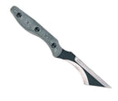 TOPS Back Bite Fixed Knife 4" Black Traction Coating 1095 Carbon Steel Blade Gray Linen Micarta Onlay Handle BBITE01 -TOPS - Survivor Hand Precision Knives & Outdoor Gear Store