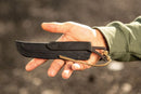TOPS Rocky Mountain Fixed Knife 3.5" 1095HC Steel One Piece Construction Blade