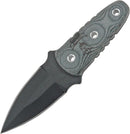 TOPS Ranger Short Fixed Knife 2.5" Double Edged Black Traction Coated 1095 Carbon Steel Full Tang Blade Linen Micarta Handle RSS01 -TOPS - Survivor Hand Precision Knives & Outdoor Gear Store