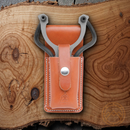 TOPS Sling Shot w/ Belt Sheath 1095 Carbon Steel With Canvas Micarta Handle