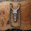 TOPS Sling Shot w/ Belt Sheath 1095 Carbon Steel With Canvas Micarta Handle