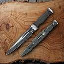 United Cutlery M48 Highland Fixed Knife 9.5" 2Cr13 Steel Blade Black TPR Handle