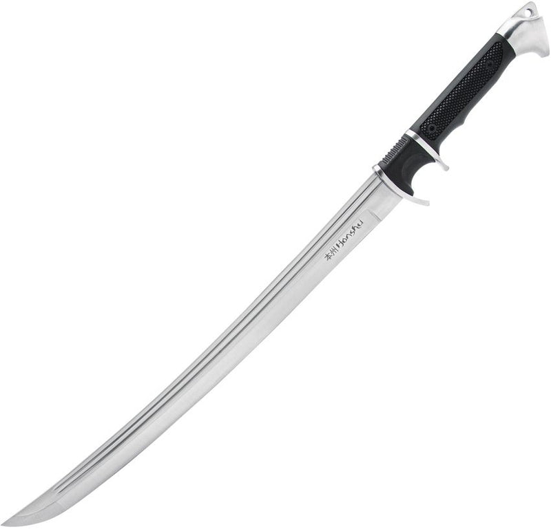 United Cutlery Honshu Sub-Hilt Wakizashi Fixed Sword 20.38" Carbon Steel Blade Black TPR Handle 3474 -United Cutlery - Survivor Hand Precision Knives & Outdoor Gear Store